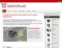 Tablet Screenshot of monitorservice.ch